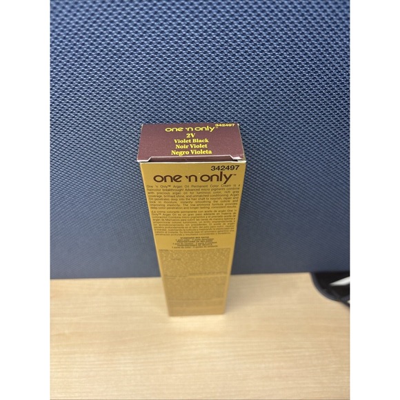 One 'N Only Argan Oil Hair Color 2V Violet Black Permanent Color - Picture 6 of 6
